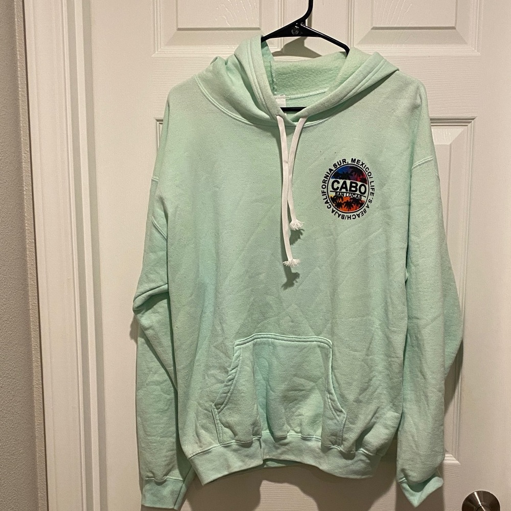 Mint Green Cabo Pullover Hoodie